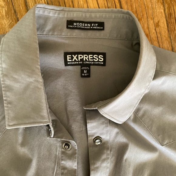 Express Casual Button Down Shirt - Picture 4 of 6